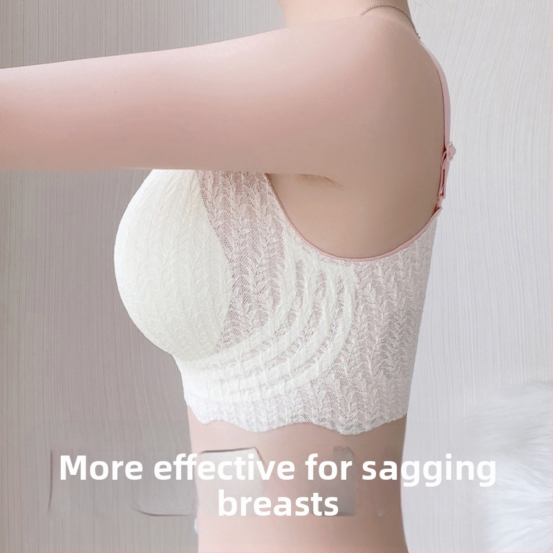 Traceless aluspesu naistele suure rinnapartiiga väike pluss-suurus pontsakas tüdruku rinnahoidja õhuke push-up kahanemisrinnahoidja
