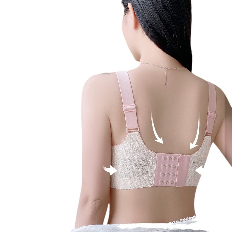 Traceless aluspesu naistele suure rinnapartiiga väike pluss-suurus pontsakas tüdruku rinnahoidja õhuke push-up kahanemisrinnahoidja