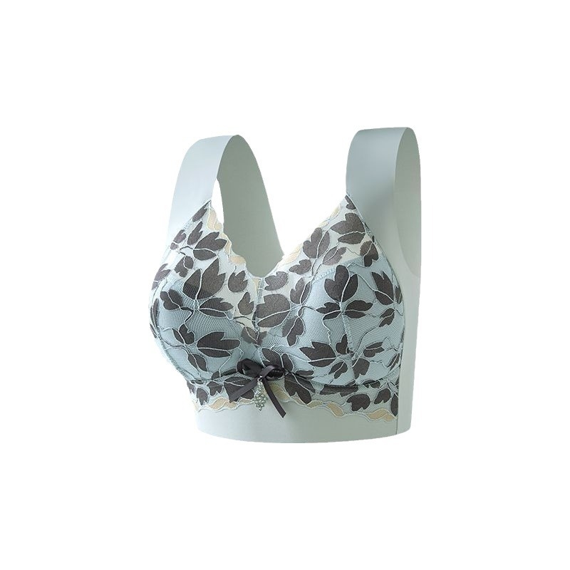 Suur rinnaümbermõõt näidatud Väike ääreta naiste aluspesu Naiste push-up rinnahoidja lõtvumisvastane sportlik pluss-suuruses aluspesu naistele Ilus seljaosaga aluspesu naistele