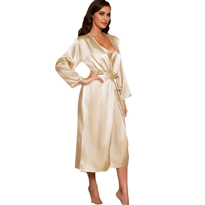 Yao Ting határokon átnyúló női bő köntös, hálóing, fürdőköntös, otthoni ruházat, pizsama, divatos hálóing, kosztüm WP22108