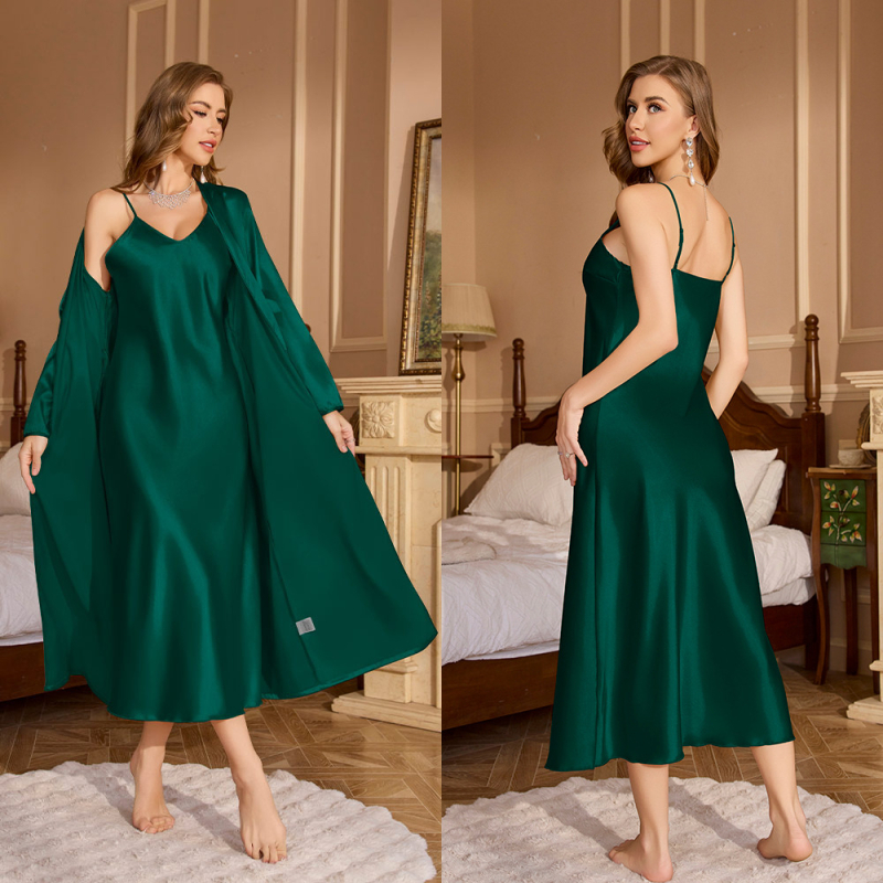 Yao Ting határokon átnyúló női bő köntös, hálóing, fürdőköntös, otthoni ruházat, pizsama, divatos hálóing, kosztüm WP22108