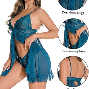 „Amazon“ seksualūs apatiniai moteriški žavingi nauji fėjų seksualūs naktinukai, itin koketiški, permatomi, seksualūs pižamos diržai, pagunda