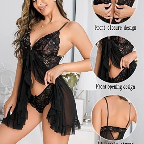 Amazon seksi donje rublje za žene šarmantna nova vilinska seksi spavaćica Super koketna prozirna seksi pidžama sling iskušenje