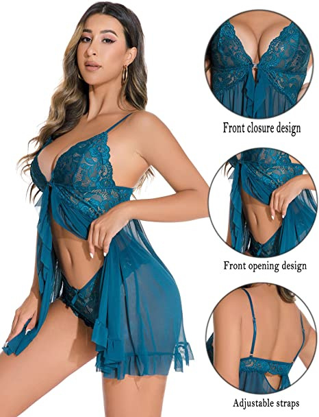 „Amazon“ seksualūs apatiniai moteriški žavingi nauji fėjų seksualūs naktinukai, itin koketiški, permatomi, seksualūs pižamos diržai, pagunda