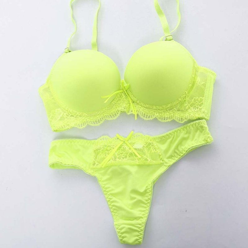 Naiste seksikas kommivärvi rinnahoidja komplekt aluspesu komplekt ühevärviline pitsist rinnahoidja T-särk kõhulihaste topiga kuum stiil