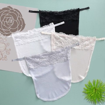 Vasaros nauji vientisi apsauginiai viršutiniai drabužiai nuo vaikščiojimo, su nėrinių kraštais, nematomu pagrindu, be pėdsakų, dengiančiu krūtinę.