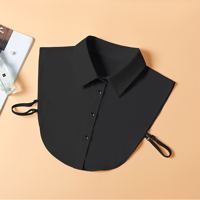 Moteriška netikra apykaklė, balta universali marškinių apykaklė, dekoratyvinė apykaklė, marškinių apykaklė, kvadratinė apykaklė, stovinti apykaklė, medvilninė pavasario ir rudens apykaklė, apvali iškirptė.