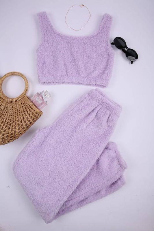 Noi explozii toamna și iarna transfrontalieră gâscă puf femei casual două piese vestă pantaloni sport combinație costum Acasă femei îmbrăcăminte