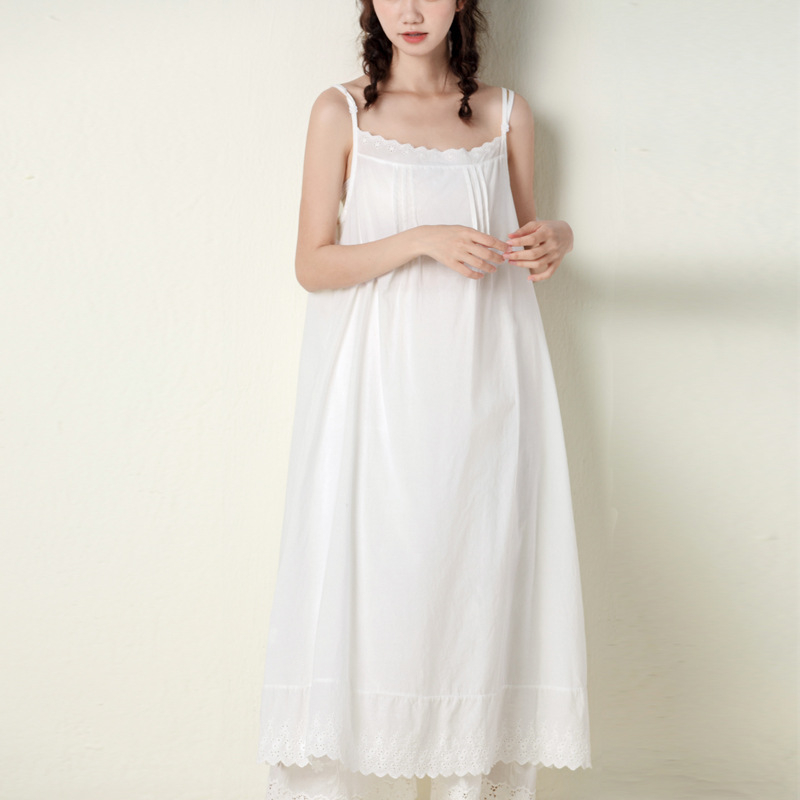 Proljeće i ljeto Nova japanska ženska odjeća Prekrasna haljina s naramenicama na leđima, labava, univerzalna, osnovna podsuknja, prsluk, ženska unutarnja haljina