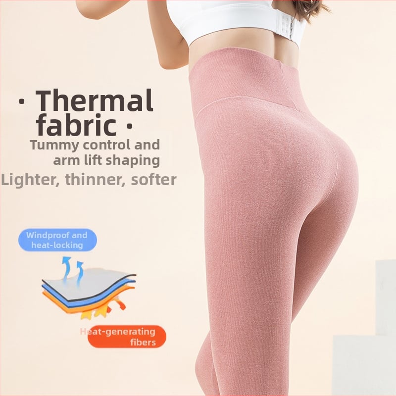 Pantaloni caldi din catifea pentru femei, încălziți, slim fit, cu talie înaltă, pentru abdomen, colanți călduroși, îmbrăcăminte exterioară, pantaloni dintr-o singură bucată, en-gros
