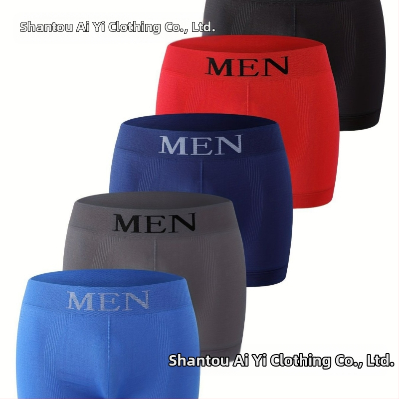 Europski i američki prekogranični Temu specijaliziran je za visokoelastične muške ležerne bešavne udobne prozračne mekane muške bokserice do sredine struka