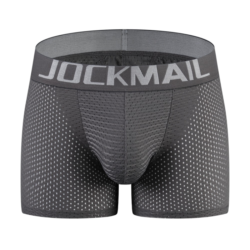 JOCKMAIL Long Mesh Gurnu vīriešu apakšveļa ar polsterētu sūkli, gurnu pacelšanas un apaļīgu plakanu leņķi, viltus dibens