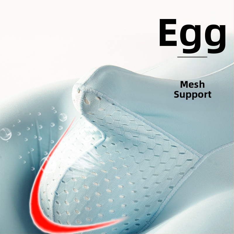Veľkoobchodná továreň New Ice Silk gun egg separation pánska spodná bielizeň so stredným pásom bezšvíkové boxerky priedušné sexy boxerky
