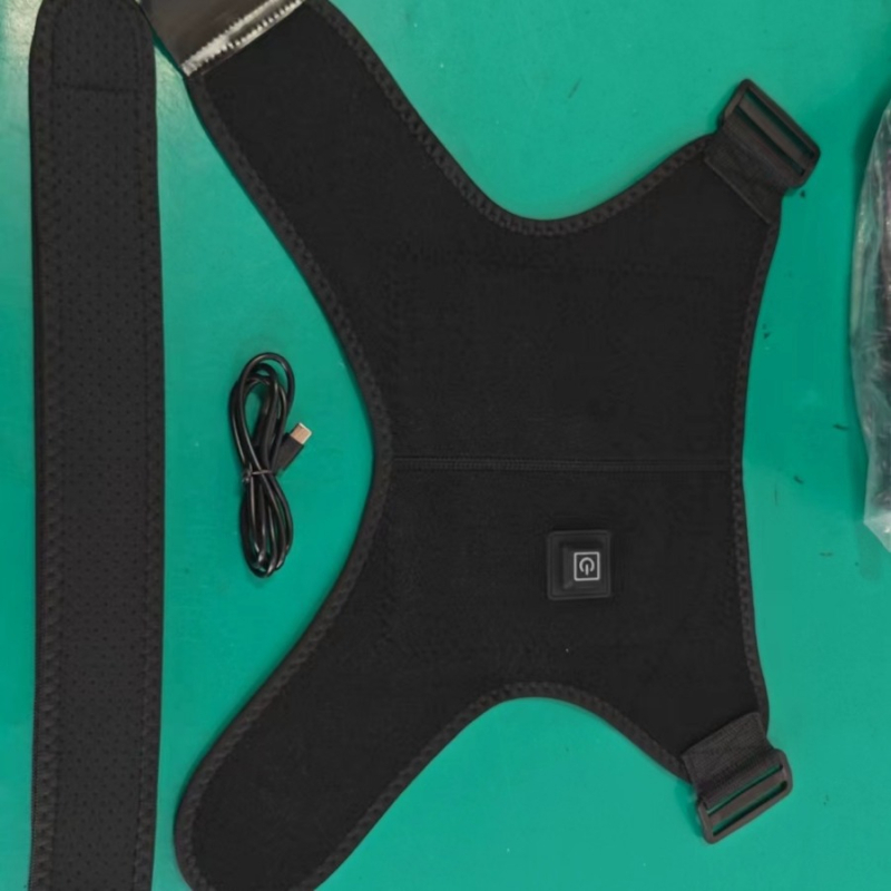 Šiltas šildantis pečių pagalvėlė Šiltas elektrinis šildantis pečių pagalvėlės masažuoklis Karštas kompresas Kaklo sąnario šiltas pečių pagalvėlės masažuoklis