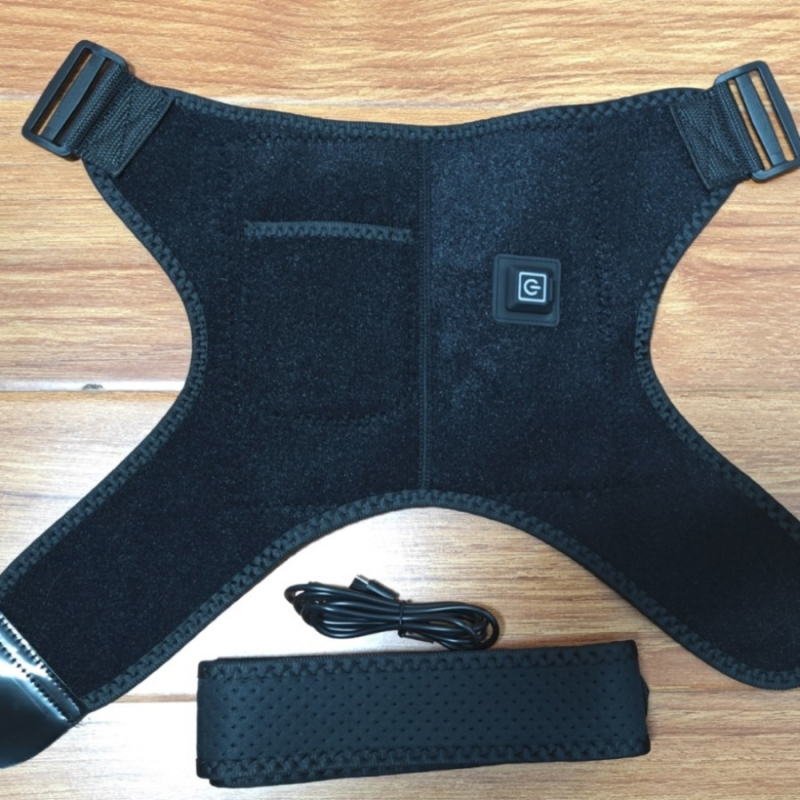 Šiltas šildantis pečių pagalvėlė Šiltas elektrinis šildantis pečių pagalvėlės masažuoklis Karštas kompresas Kaklo sąnario šiltas pečių pagalvėlės masažuoklis