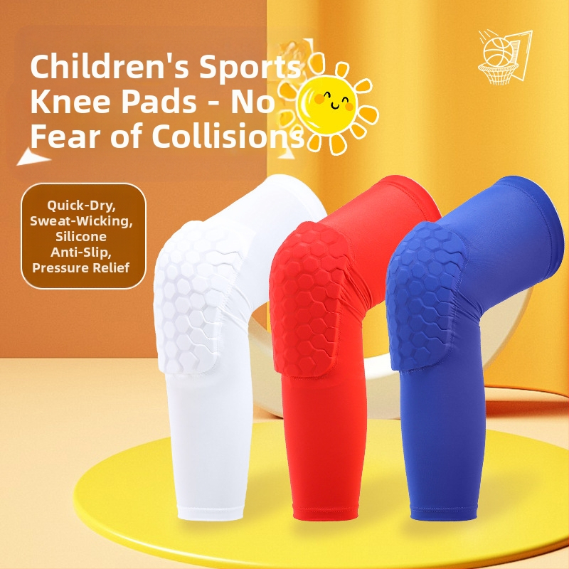 Dječji sportski štitnici za koljena, ljetni, protiv sudara, prozračni, neklizajući zaštitni dječji štitnici za koljena za košarku