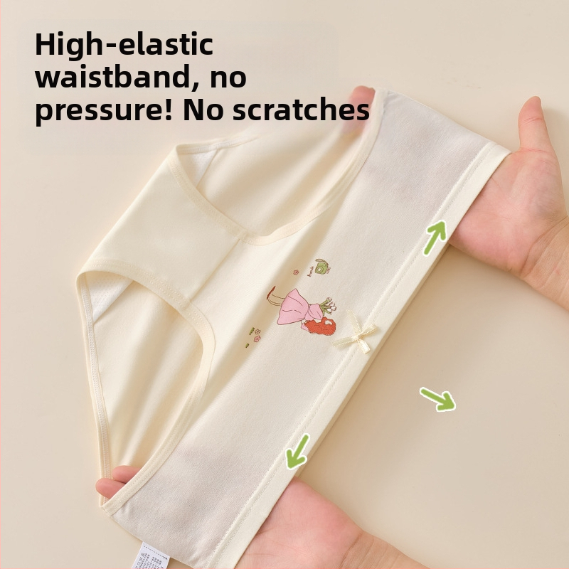 Детско бельо за момичета, триъгълни, памучни, клас А, памучни, 6-12 години, шорти за момичета, не се закопчават, на едро