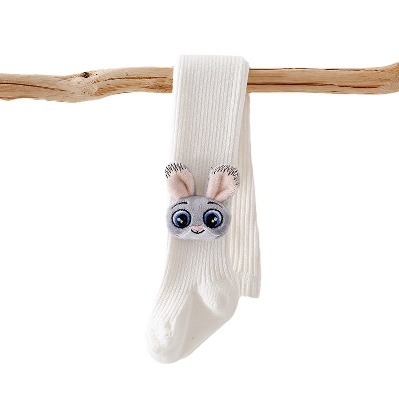 Ciorapi de primăvară și toamnă pentru bebeluși spanioli, fete, fără picioare, iepure, copii, ciorapi mari din pp, șosete INS