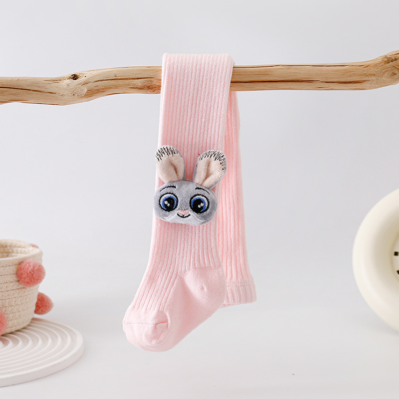 Ciorapi de primăvară și toamnă pentru bebeluși spanioli, fete, fără picioare, iepure, copii, ciorapi mari din pp, șosete INS
