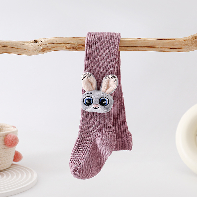 Ciorapi de primăvară și toamnă pentru bebeluși spanioli, fete, fără picioare, iepure, copii, ciorapi mari din pp, șosete INS