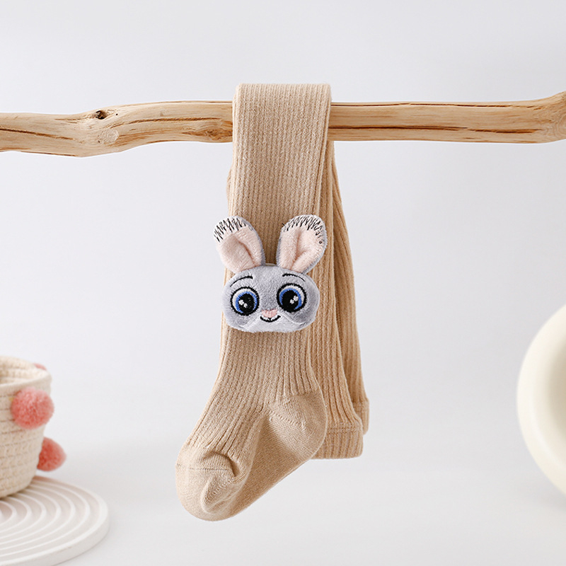 Ciorapi de primăvară și toamnă pentru bebeluși spanioli, fete, fără picioare, iepure, copii, ciorapi mari din pp, șosete INS