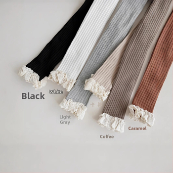 Pitsilised Korea retuusid, õueriietus kevad- ja sügisriietuseks, tüdrukute sukkpüksid, universaalsed beebitüdrukute sukkpüksid pitsiga