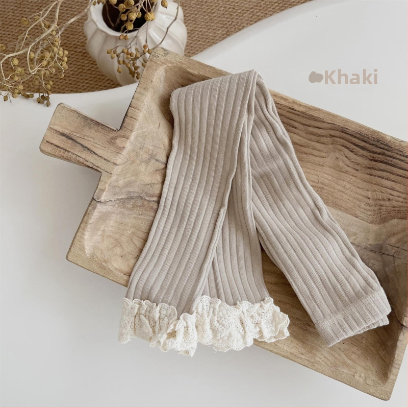 Pitsilised Korea retuusid, õueriietus kevad- ja sügisriietuseks, tüdrukute sukkpüksid, universaalsed beebitüdrukute sukkpüksid pitsiga