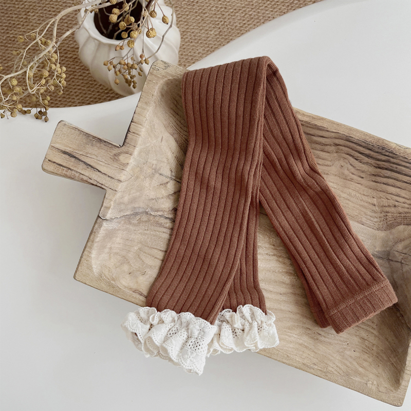 Pitsilised Korea retuusid, õueriietus kevad- ja sügisriietuseks, tüdrukute sukkpüksid, universaalsed beebitüdrukute sukkpüksid pitsiga