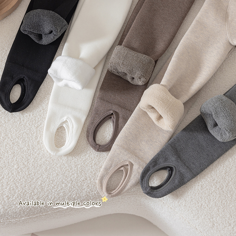 Lányka leggings Téli polár béléssel Vastagított egyrészes bársony lábmelegítő nadrág Felsőruházat Tánczokni Gyermek leggings