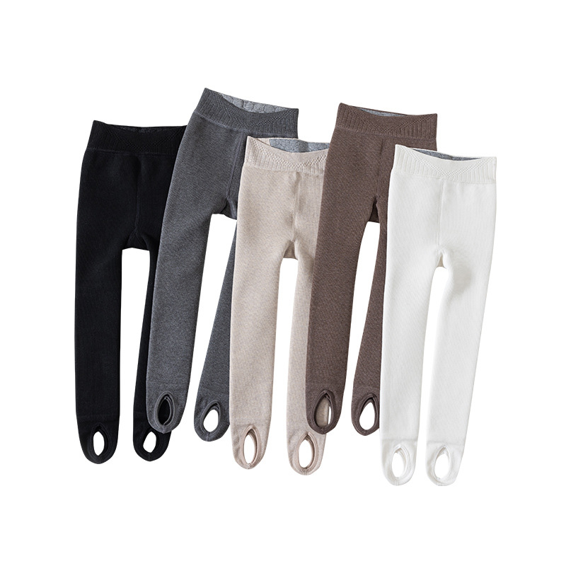 Lányka leggings Téli polár béléssel Vastagított egyrészes bársony lábmelegítő nadrág Felsőruházat Tánczokni Gyermek leggings