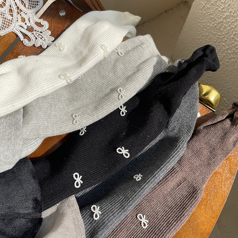 hotmoon Winter New Small Pearl Bow laste beebiõpilase fliisvoodriga paksendatud retuusid naistele