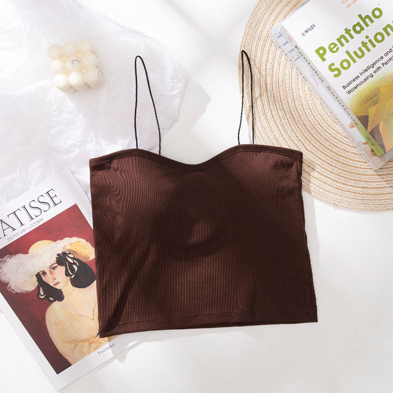 Suvine sporditüdruk # õlimaali vest mähitud rinnale aluspesu seksikas väikese traatrihmaga rinnahoidja ilus vest aluspesu naistele