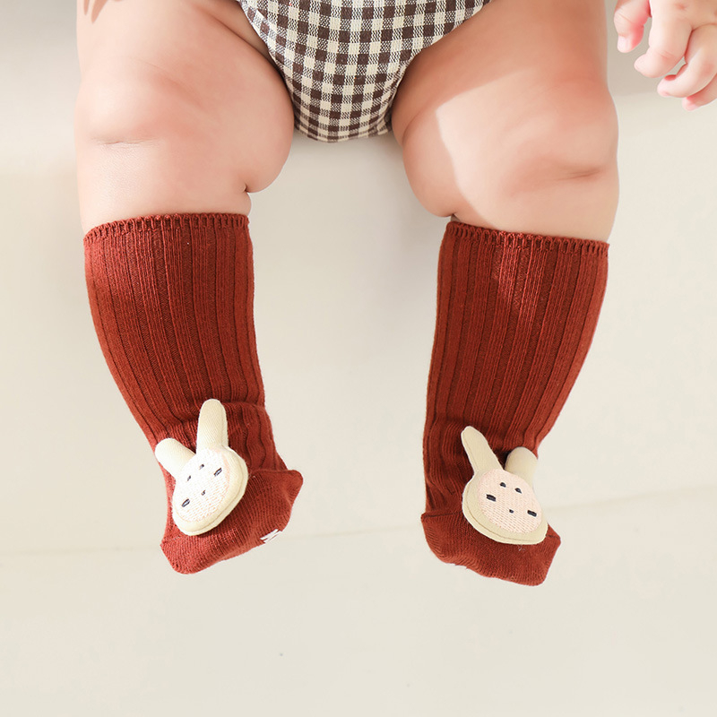 Sügisesed ja talvised laste sokid, kondita lahtised beebisokid, Korea multifilmide aksessuaarid, beebipõrandasokid