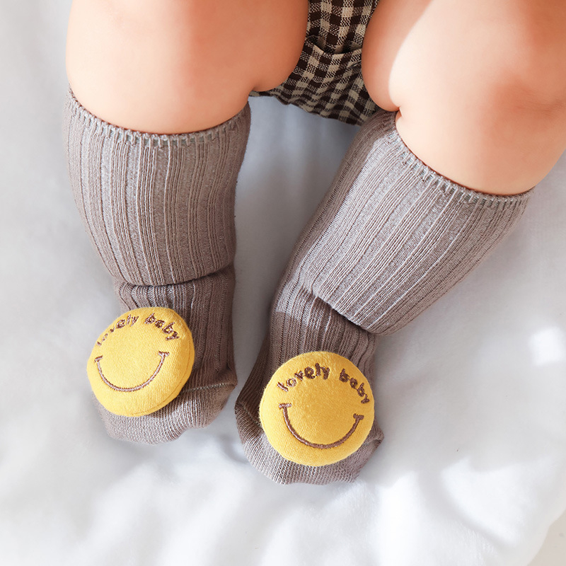 Sügisesed ja talvised laste sokid, kondita lahtised beebisokid, Korea multifilmide aksessuaarid, beebipõrandasokid
