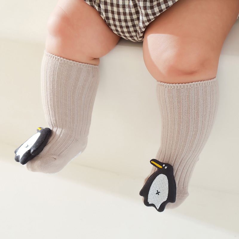 Sügisesed ja talvised laste sokid, kondita lahtised beebisokid, Korea multifilmide aksessuaarid, beebipõrandasokid