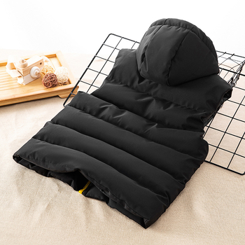 Poiste paksendatud udusulgedest puuvillase polsterdusega jope, laste tööriistade stereokott, puuvillase polsterdusega jope, Korea stiilis beebidele mõeldud meeste ja naiste vestiga jope