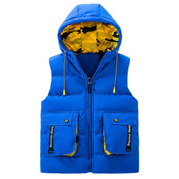 Poiste paksendatud udusulgedest puuvillase polsterdusega jope, laste tööriistade stereokott, puuvillase polsterdusega jope, Korea stiilis beebidele mõeldud meeste ja naiste vestiga jope