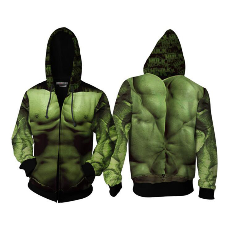 Izvor Tvornica europskih i američkih veličina Novi Hulk isti stil 3D digitalni tisak Anime majica s kapuljačom Cosplay tjedan