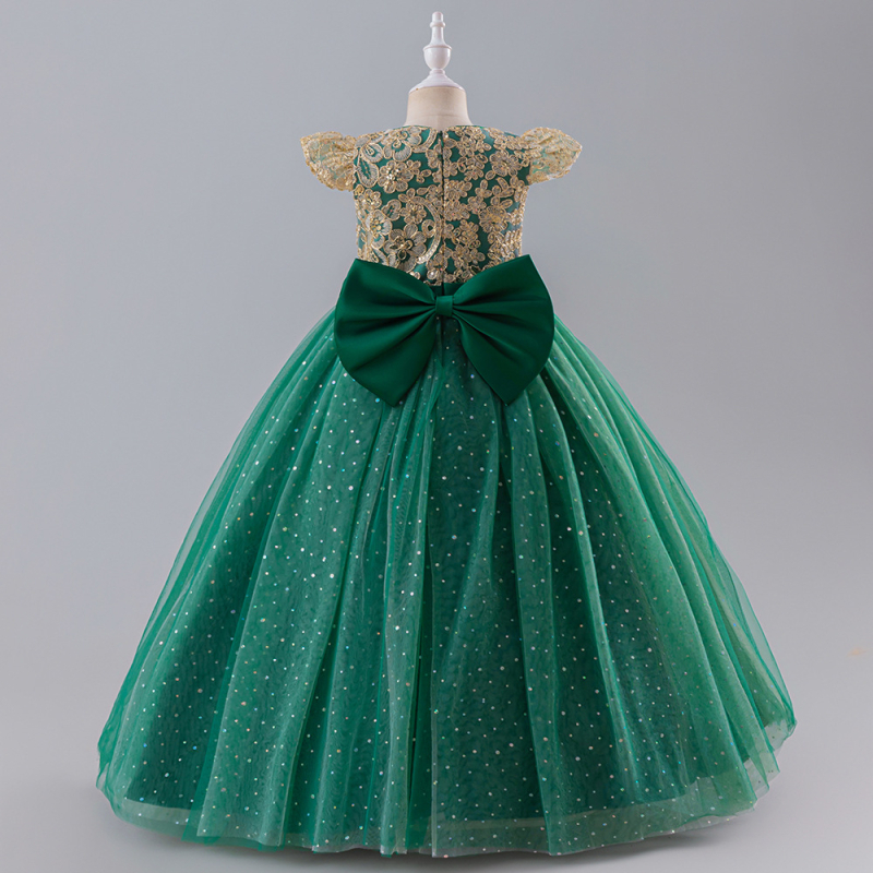 Рокля за момичета Детска рокля на принцеса Помпозна рокля от прежда Хелоуин за малко момиченце 1 юни Детско облекло от цял свят