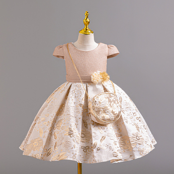 Φόρεμα για κορίτσια με τρισδιάστατο τυπωμένο σχέδιο, φόρεμα πριγκίπισσας, φόρεμα για παράσταση γενεθλίων, φόρεμα για παιδική σκηνή