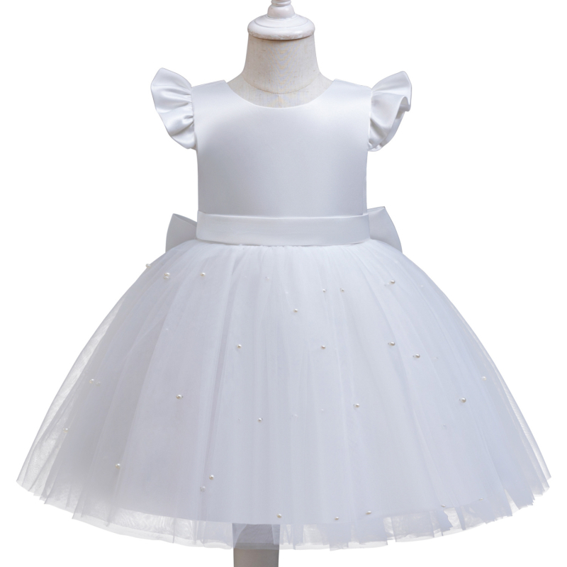 Väliskaubanduse uus tüdruk printsessikleit lipsuga pärlvõrgust tutu kleit klaveriõhtu etenduse kleit üheaastane kleit