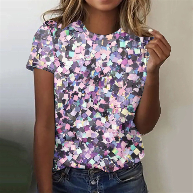 Serijski broj 27 T velika verzija ženske majice kratkih rukava s printom plamena proizvođača izvora prekogranične vanjske trgovine može se prilagoditi