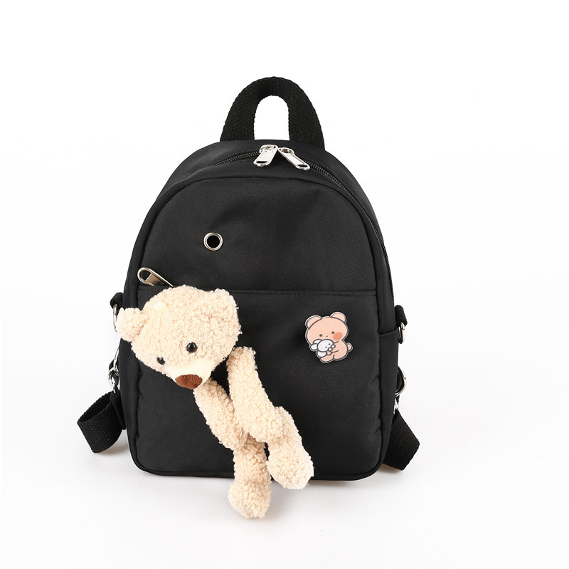 Meškos kuprinė, kuprinė kelionėms, mini, koledžo stiliaus, kelionių apsipirkimas, miela studentė, nauja, visų rungtynių mergaičių kuprinė