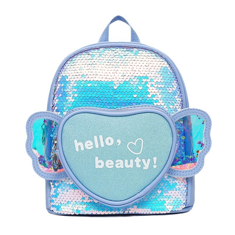 2023. aasta lasteaia koolikott, koomiksiga armas litritega vabaaja väike kott, lääne stiilis tüdrukute armastuse moodne seljakott