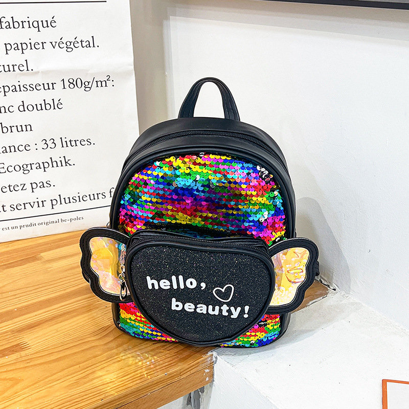 2023. aasta lasteaia koolikott, koomiksiga armas litritega vabaaja väike kott, lääne stiilis tüdrukute armastuse moodne seljakott