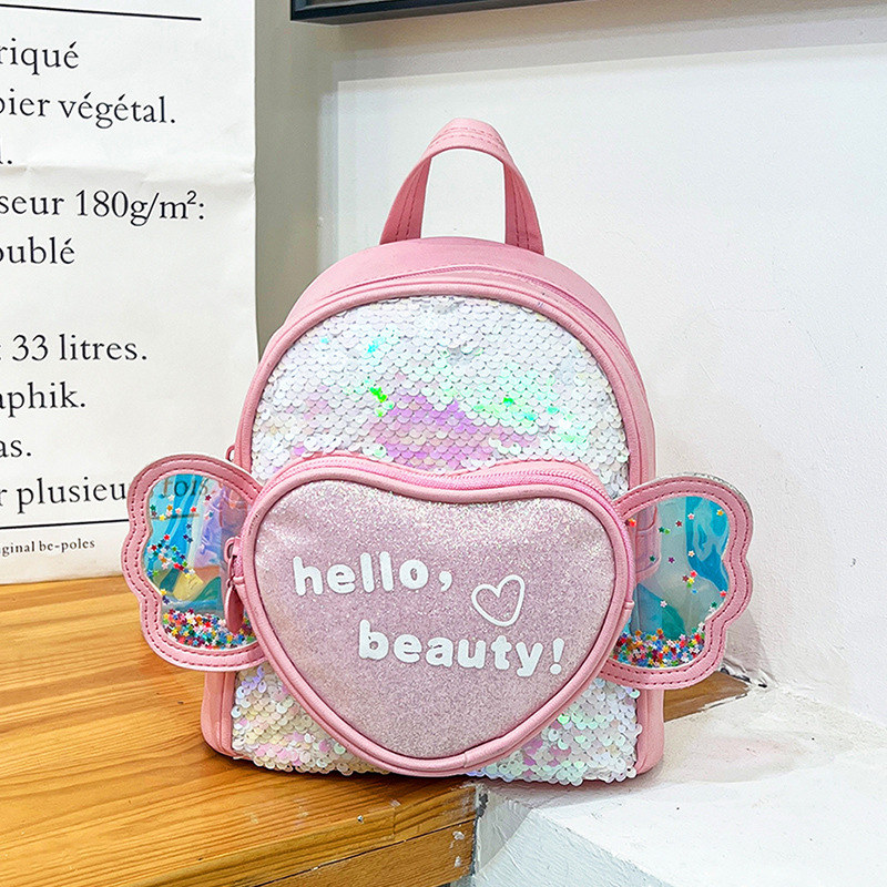 2023. aasta lasteaia koolikott, koomiksiga armas litritega vabaaja väike kott, lääne stiilis tüdrukute armastuse moodne seljakott