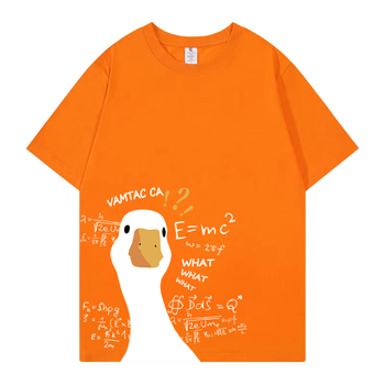 Vruća rasprodaja 2023., vruća rasprodaja AliExpressa, 3D digitalni tisak, crtani film Keda patka, široka majica plus size iste veličine za muškarce i žene