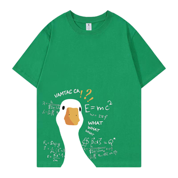 Vruća rasprodaja 2023., vruća rasprodaja AliExpressa, 3D digitalni tisak, crtani film Keda patka, široka majica plus size iste veličine za muškarce i žene