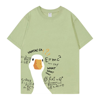 Vruća rasprodaja 2023., vruća rasprodaja AliExpressa, 3D digitalni tisak, crtani film Keda patka, široka majica plus size iste veličine za muškarce i žene