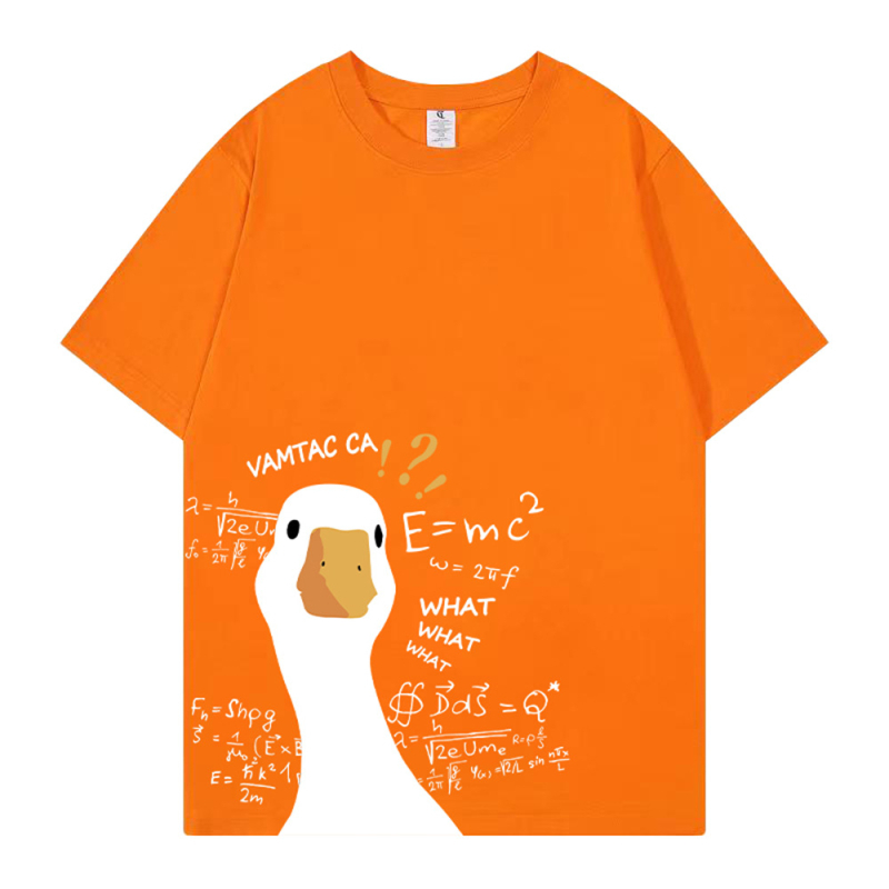 Vruća rasprodaja 2023., vruća rasprodaja AliExpressa, 3D digitalni tisak, crtani film Keda patka, široka majica plus size iste veličine za muškarce i žene